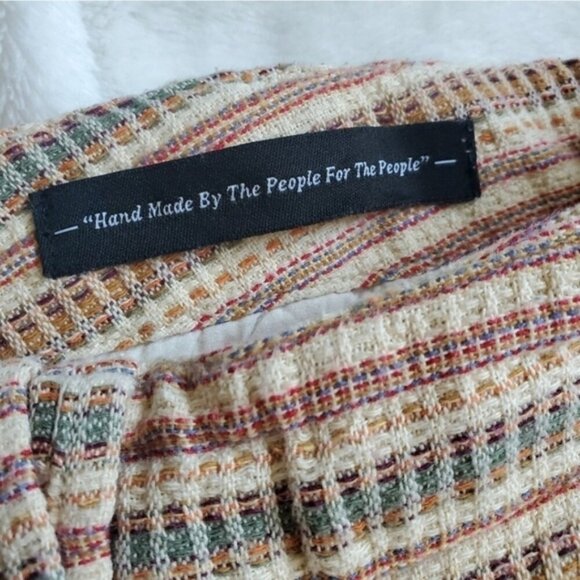 Tweed Cotton woven style printed shorts Size 32 - Picture 3 of 15